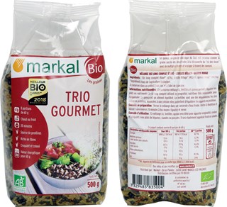 Markal Trio gourmet (riz - lentille - quinoa) bio 500g - 1015